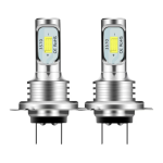 Set 2 becuri auto LED H7 3570 7000LM 2SMD temperatura culoare 6000K putere 80W