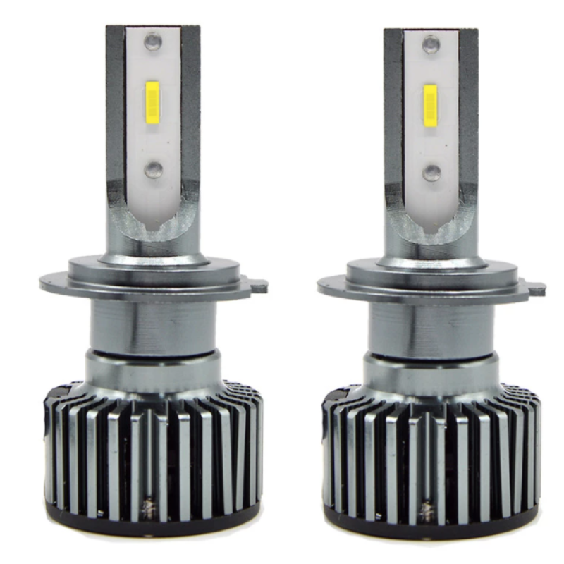 Set 2 Becuri Auto Led H7 R9 putere 80W 6000 lumeni temperatura 6000K