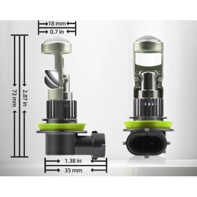 Set 2 becuri auto LED H8/H9 /H11 K88 lupa 280W/set 12V 28000lm