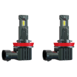 Set 2 becuri auto LED mini 9005 K13 model 3570 de 150W 19000 lumeni 6000k