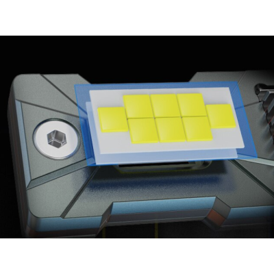 Set 2 becuri auto LED mini 9005 K13 model 3570 de 150W 19000 lumeni 6000k