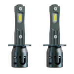 Set 2 becuri auto LED mini H1 K13 model 3570 de 150W 19000 lumeni 6000k