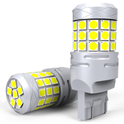 Set 2 becuri auto LED T20 42 SMD 120W 6000K 10000LM