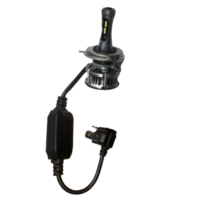 Set 2 becuri Auto LED XT7 H4, 50W, Canbus 2 FAZE + pozitie Albastra