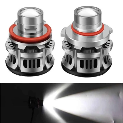 Set 2 becuri auto V6 H11, 100W, 6000K, 5200 lumeni, 0700