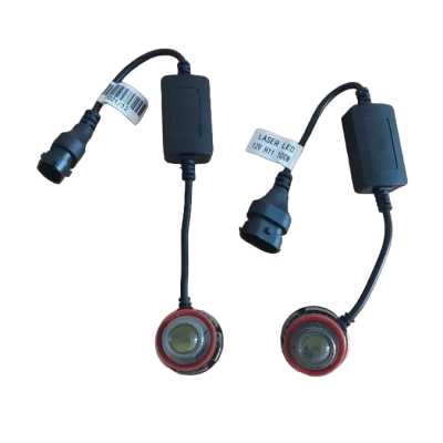 Set 2 becuri auto V6 H11, 100W, 6000K, 5200 lumeni, 0700