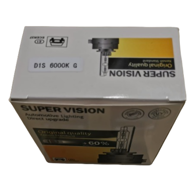 Set 2 Becuri D1S Complet Metal 6000K Super Vision