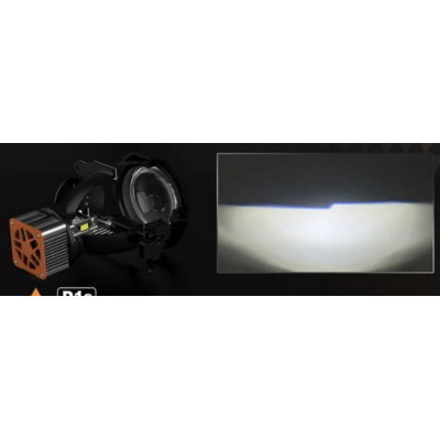 Set 2 becuri D1S led far auto xenon led 21000lm ORANGE