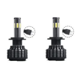 Set 2 Becuri H7 Led Auto X9 putere 60W temperatura 5500K 8000 lumeni/set