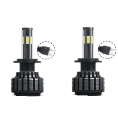 Set 2 Becuri H7 Led Auto X9 putere 60W temperatura 5500K 8000 lumeni/set