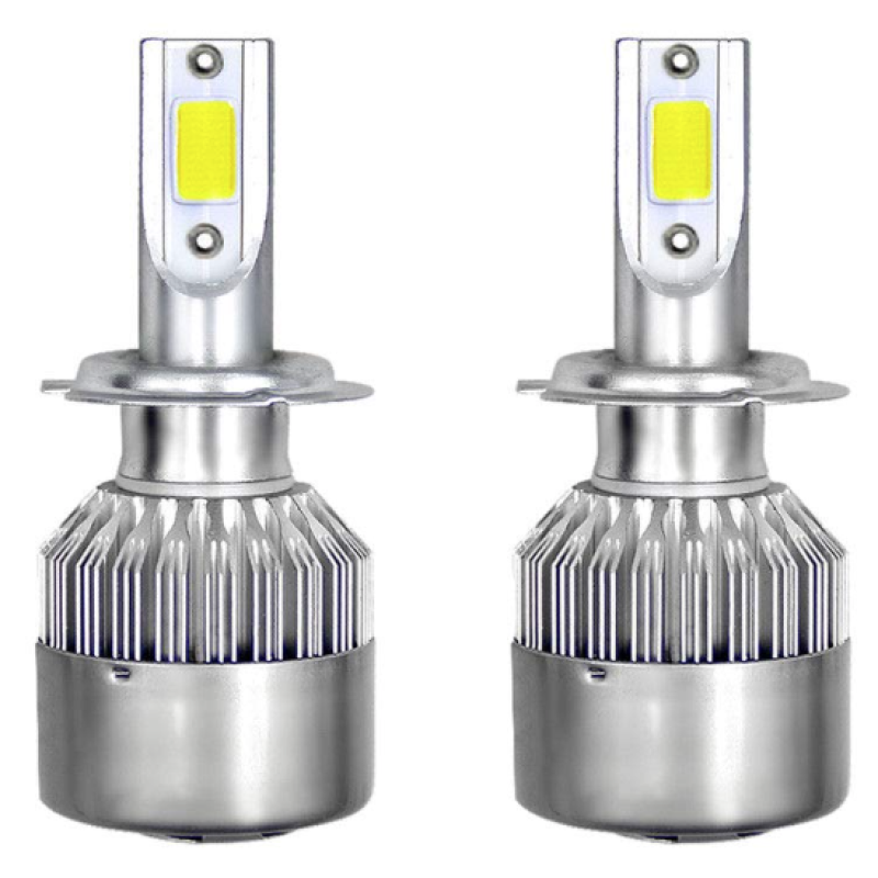 Set 2 becuri Led auto C6 H7 putere 36W 3800LM temperatura 6500K hassa