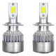 Set 2 becuri Led auto C6 H7 putere 36W 3800LM temperatura 6500K hassa
