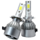 Set 2 becuri Led auto C6 H7 putere 36W 3800LM temperatura 6500K hassa