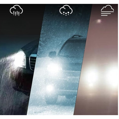 Set 2 Becuri LED auto E2 H1 100W 15000 lumeni