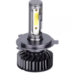 Set 2 becuri LED auto F2 H4 putere 100W temperatura 6000K lumina alba rece XL