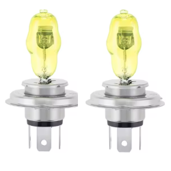 Set 2 becuri LED auto H3 de 12V 100W 6000K HOD galbene XENON