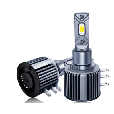 Set 2 becuri LED auto V68 H15 putere 120W 12000LM 6000K