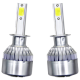 Set 2 becuri Led C6 H1 putere 36W temperatura 6500K 3800 LM
