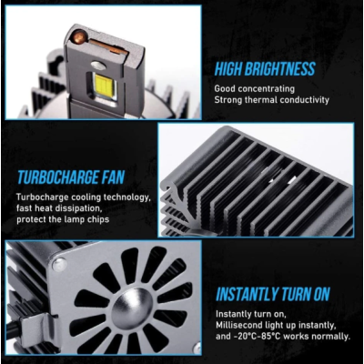 Set 2 becuri Led D3S putere 35W 55WW 1000Lm PREMIUM