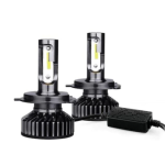 Set 2 becuri LED H11 F2 COB Canbus, 100W, lumina alb-rece, 12.000 lumeni