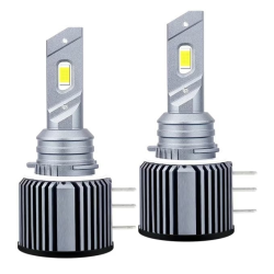 Set 2 becuri LED H15 Canbus 120W 12000LM fara eroare lumina alb rece
