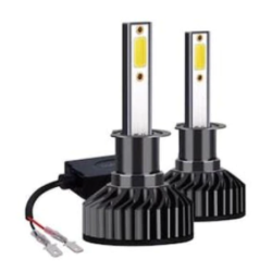 Set 2 Becuri Led H1 F2 COB Canbus 100W Lumina Alb-Rece 12.000 Lumeni  