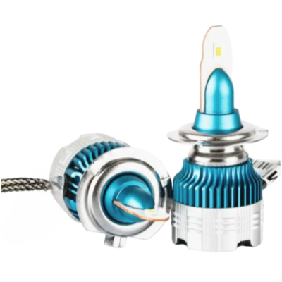 Set 2 becuri LED H1 Lumina Alba 8000k Ventilatie Automata