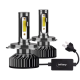Set 2 becuri LED H4 auto cu doua faze F2 H4 putere 100W