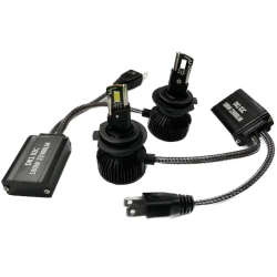 Set 2 becuri LED H4 DK1 180W 6000K Canbus Fara Eroare