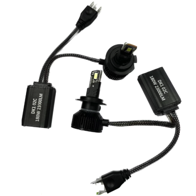 Set 2 becuri LED H4 DK1 180W 6000K Canbus Fara Eroare