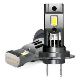 Set 2 becuri led H7 FQ5 lumina alba 6500k 12000 Lumeni cu ventilator RU