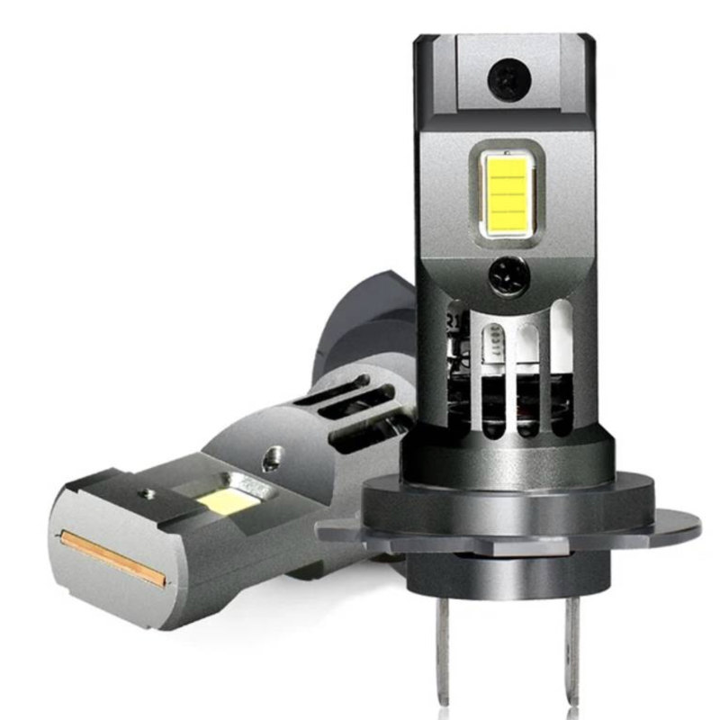 Set 2 becuri led H7 FQ5 lumina alba 6500k 12000 Lumeni cu ventilator RU