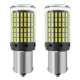 Set 2 Becuri LED pentru semnalizare culoare ALB soculu PY21W LED 1156 pentru 144 SMD