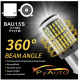 Set 2 Becuri LED pentru semnalizare culoare ALB soculu PY21W LED 1156 pentru 144 SMD