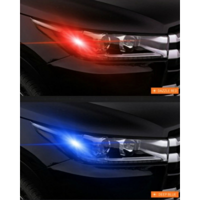 Set 2 Becuri LED RGB Auto Cu Telecomanda soclu T10  cu BILUTE/ 192 / w5w putere 2W