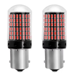 Set 2 Becuri LED ROSU cu anulator 