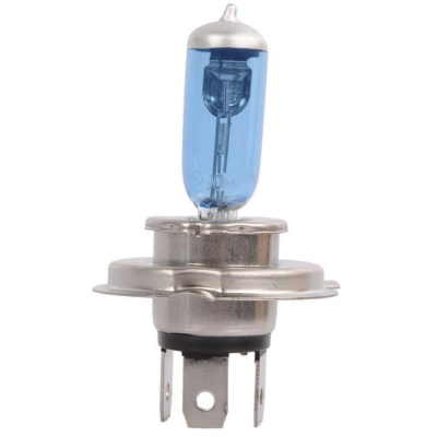 Set 2 becuri Pegasus H4 cu doua faze Xenon EFFECT halogen putere 100W temperatura 5000K