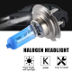 Set 2 becuri Pegasus H7 Skyline Xenon Look auto-tec halogen putere 55W 1500 lumeni temperatura 5000K