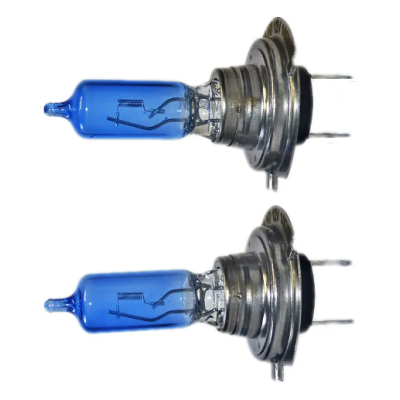 Set 2 becuri Pegasus H7 Xenon EFFECT halogen putere 100W 1500 lumeni temperatura 6000K