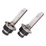 Set 2 becuri Xenon D2S White auto pentru far suport metalic 35W 6000K