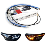 UB Set 2 Benzi CANBUS 60CM LED flexibile pentru faruri-alb si galben