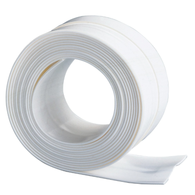 Set 2 Benzi late adezive etansare pentru baie din plastic Alb 3 M