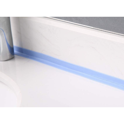 Set 2 Benzi late adezive etansare pentru baie din plastic ALBASTRU 3 M