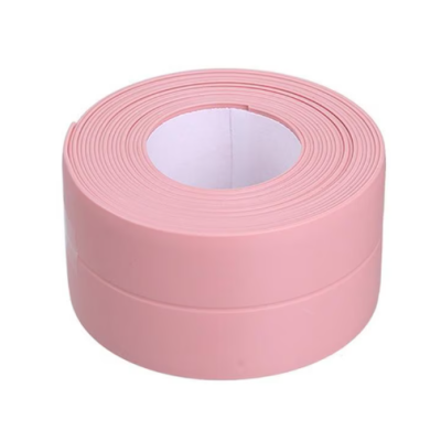 Set 2 Benzi late adezive etansare pentru baie din plastic ROZ 3 M