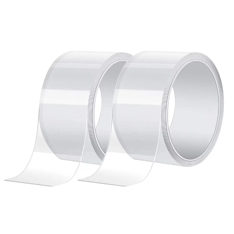 Set 2 Benzi late adezive etansare pentru baie din plastic TRANSPARENT 3 M
