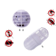 Set 2 Dispozitiv la Priza 220V Anti Insecte cu Ultrasunete Atomic Zabber