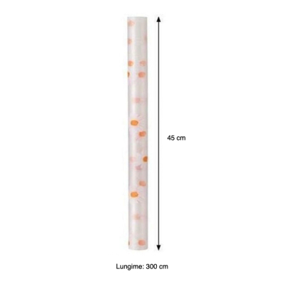 Set 2 Folie Transparenta Model Flori 45 x 300 cm