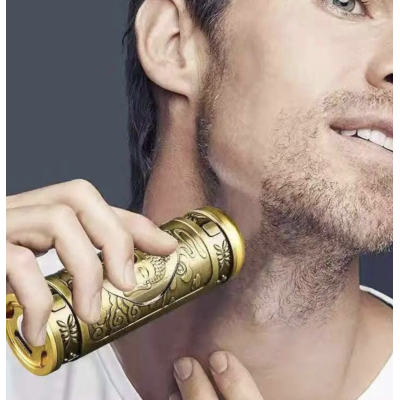 Set 2 in 1 Masina de Tuns + Shaver Ras cu precizie pentru Contur fara Fir Lame din Inox Incarcare USB