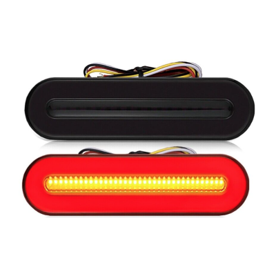 Set 2 Lampi 12 cm auto spate LED 12/24V stop frana semnal dinamic 12 cm