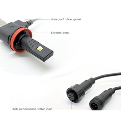 Set 2 Lampi Auto H4 Super Led cu doua faze SMD temperatura 6500K putere60W Can-bus